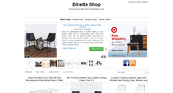 Desktop Screenshot of dinetteshop.com